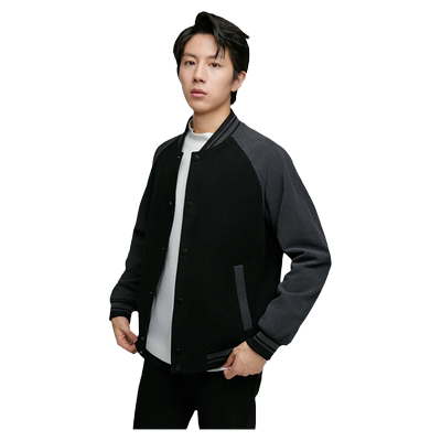 MOST棒球领落肩款夹克外套
