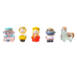 Q版西游记汽车摆件卡通唐僧师徒四人夜光可爱车载礼物装饰中控台