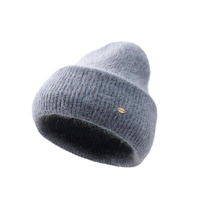 长绒百搭加厚针织帽男女同款冬季