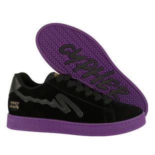 CypherSeventy赛夫赛问 Leowalk街舞鞋 真皮运动回弹紫色男女板鞋