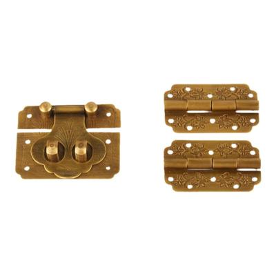 王牌首饰盒纯铜配件搭扣铰链