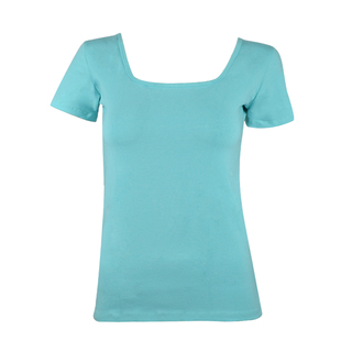 舞蹈服练功服装长袖女成人黑色方领短袖形体服跳舞衣白色修身上衣