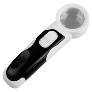 拜斯特手持40倍放大镜手机主板电子路板维修用带led灯高清便携式