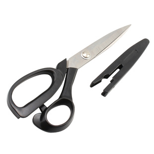 正品泉欣9寸带帽轻便剪家用服装剪 缝纫裁布剪刀服装大剪刀