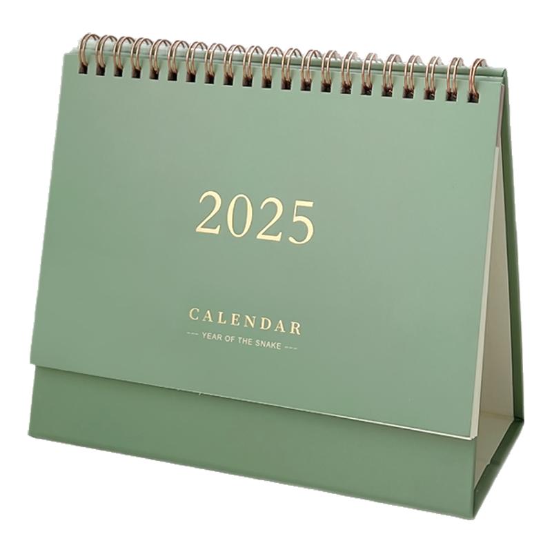 简约台历2025到2026年新款日历月历学生创意倒计时自律打卡计划本