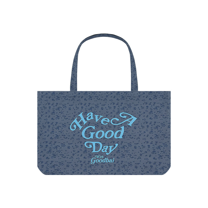 GOODBAI 'HAVE A GOOD DAY'印花单肩包
