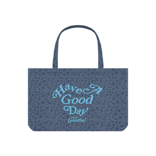 GOODBAI 'HAVE A GOOD DAY'印花单肩包