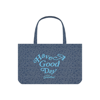 GOODBAI 'HAVE A GOOD DAY'印花单肩包