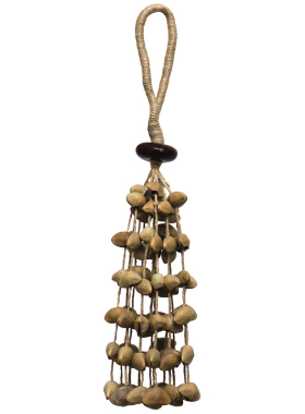 夹竹桃果壳风铃手工编织小挂件