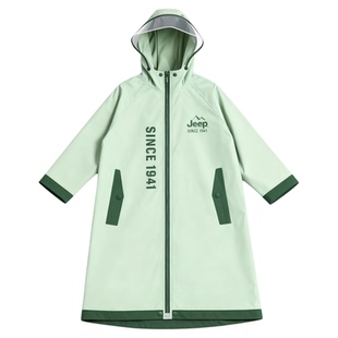 Jeep吉普儿童雨衣小学生专用防暴雨2026年新款幼儿园书包位男女孩