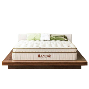 家庭用乳胶弹簧床垫席梦思独立袋护脊加厚双人椰棕硬静音1.8m1米5