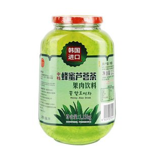 韩国进口蜂蜜芦荟茶浆正高岛果肉果粒果酱冷热冲饮奶茶原料