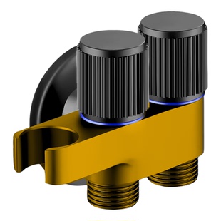 JOWMO/牧王马桶伴侣冲洗增压喷枪一进二出角阀带冲水枪家用止逆阀