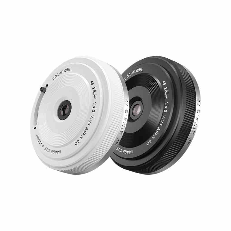 唯卓仕AF 28mm F4.5镜头适用尼康Z索尼E富士X卡口微单全画幅饼干