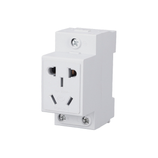 德力西AC30模数化插座DZ47X五孔三插16A二孔10A配电箱模块导轨式