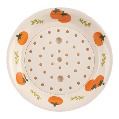 7.5英寸创意水果盘沥水饺子盘