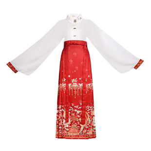 龙凤锦-原创明制马面裙套装汉服女2026新款春夏季改良中国风古装