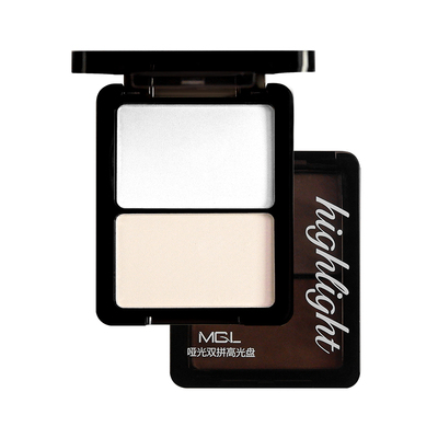 双色白色高光哑光泪沟凹陷修容盘