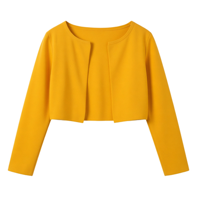 春秋短款薄针织开衫女装外搭