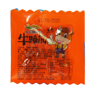 内蒙古特产赤峰库伦情牛蹄筋香辣酱香味卤煮风味真空包装休闲零食