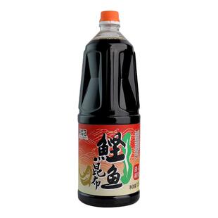月桂冠鲣鱼昆布汁1.8L日式浓缩鲣鱼酱油关东煮寿喜锅拉面汤底商用