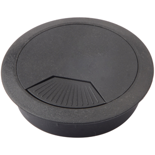 电脑桌穿线孔盖板塑料50穿线盒孔塞白色办公桌60线孔盖圆形过线孔