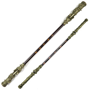 黑神话悟空如意金箍棒孙悟空武器仿真儿童玩具橡胶摆件COS模型