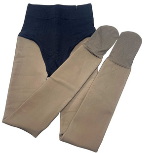 舒莉娅6252性感黑丝连裤袜女秋冬新款加厚提臀假透肉黑透肤打底袜