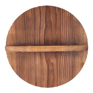 章丘铁锅手工杉木锅盖家用老式圆形大锅盖炒锅盖环保木质水缸木盖