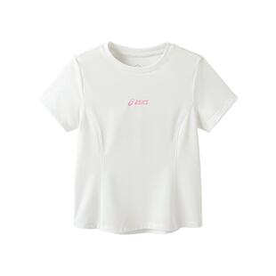ASICS/亚瑟士女童26年夏季吸湿速干弹力运动微收腰基础女生T恤
