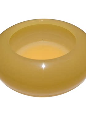 中式天然琉璃玉鱼缸烟灰缸摆件