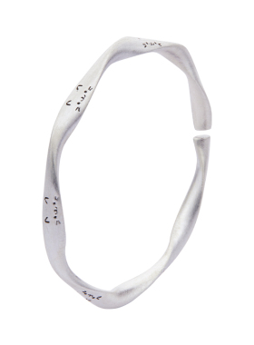 顺庆银楼甜美可爱足银S9999手镯