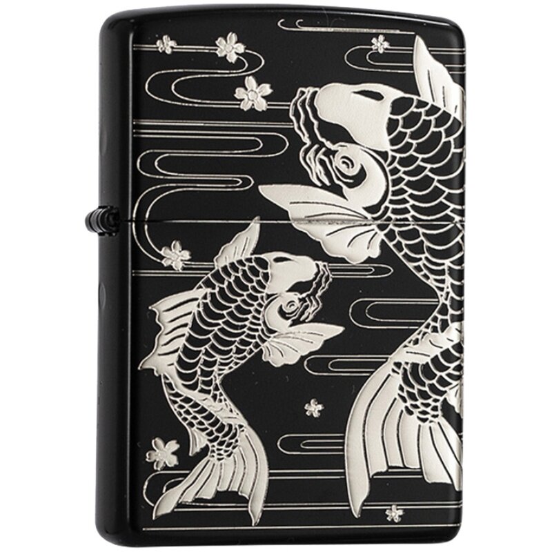 正品zippo打火机黑底礼物芝宝