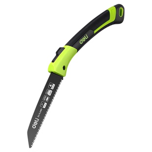 得力折叠锯特快手锯木工锯子家用小型手持锯木头锯树神器手拉锯