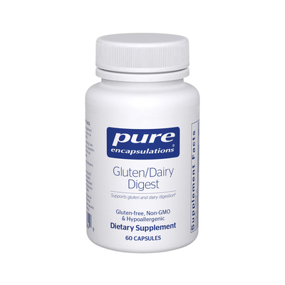 美国原装 Pure Gluten/Dairy Digest 麸质/乳糖制品消化酶60粒