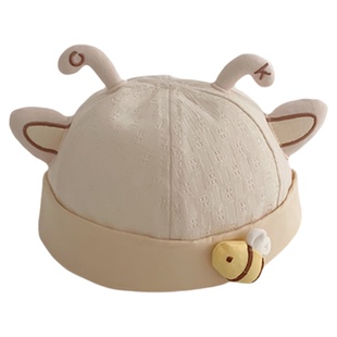 宝宝帽子春秋可爱超萌地主帽男童女童简约百搭婴儿瓜皮帽夏季薄款