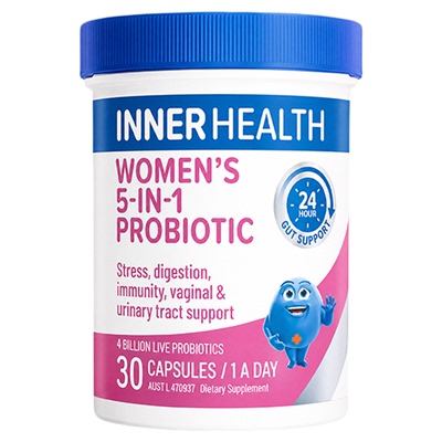 澳洲直邮INNER HEALTH女性新五维私密花园进口5合1专用益生菌胶囊