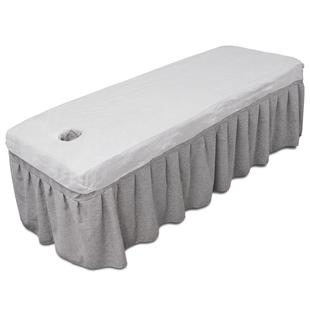 加厚一次性床罩防油水美容床单带洞无纺布理疗按摩床带松紧床笠垫