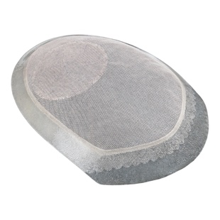 日常男士假发真发头顶假发片男生遮头顶白发短发男款蓬松自然隐形