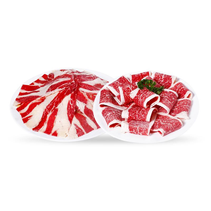 原切肥牛卷肥羊卷火锅烧烤食材