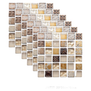 防水瓷砖贴画纸卫生间洗手间厨房墙壁马赛克装饰贴片wall sticker