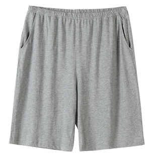 居家裤男夏纯棉薄款休闲运动可外穿学生短裤初中青年睡裤单件裤子