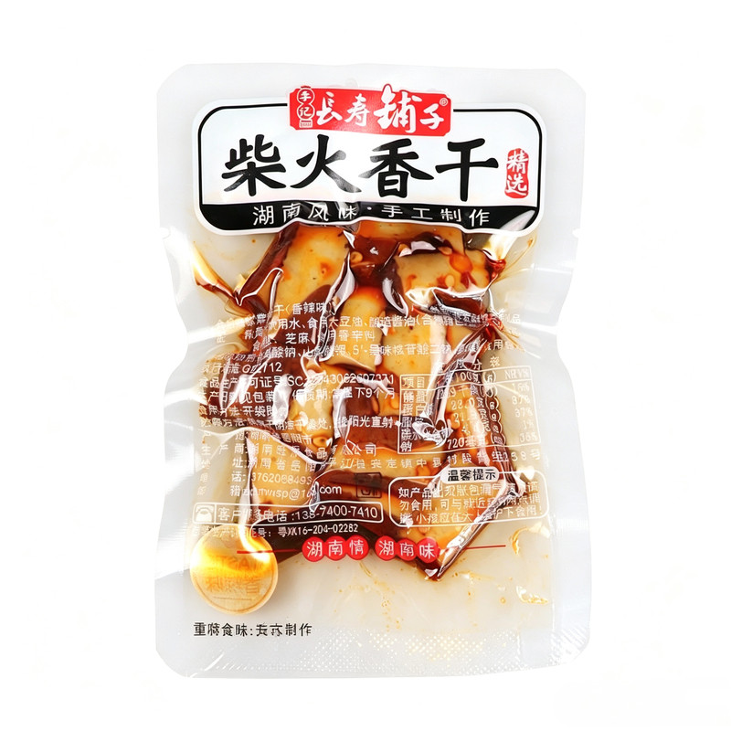 李记铺子柴火香干香辣酱干百叶豆干小包装即食休闲零食平江特产