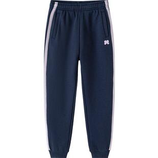 巴拉巴拉童装女童加绒裤子秋冬装新款儿童运动长裤加厚保暖潮