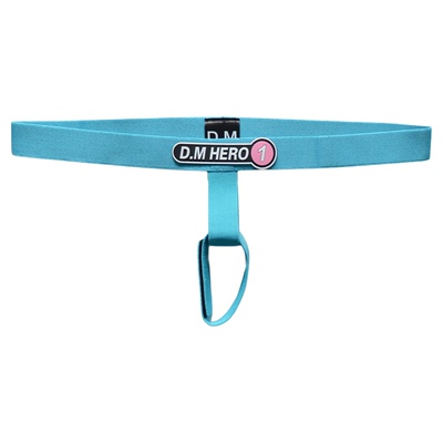 D.M男士内裤低腰性感吊环魔术贴丁字裤 字母个性情趣诱惑