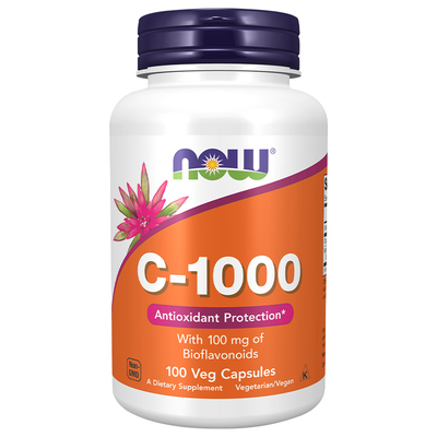 now美国天然vc口服维他命vitamin维生素c 1000胶囊成人提高免疫力