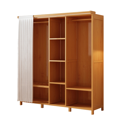 姿竹经济型成人简约防尘衣柜