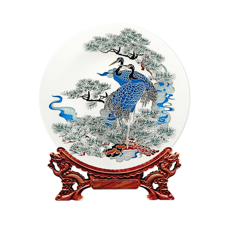 祝寿退休送长辈礼物松鹤延年
