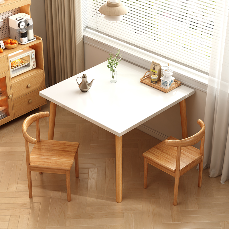 简约餐桌吃饭桌子家用四方桌椅小户型桌子正方形八仙桌小户型组合