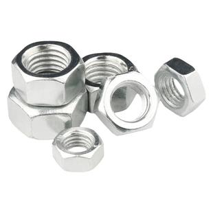 4.8级螺母铁镀锌六角螺帽螺栓螺丝帽M2M3M4M5M6M8M10M12M14M16M36